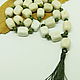 Beads of nephrite and cacholong. Rosary. Selberiya shop. My Livemaster. Фото №6