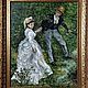 Oil painting on canvas of a Walk date, a copy of Renoir, love,forest. Pictures. Netta Plans. Online shopping on My Livemaster.  Фото №2