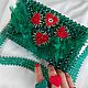 Order Handbag made of beads. Emerald evening bag with feathers. Only_you_byElena. Livemaster. . Classic Bag Фото №3