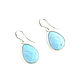 Gift earrings 'Sky' earrings blue, earrings buy drops, Earrings, Moscow,  Фото №1