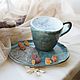 Чайная пара ручной лепки, керамика, Чайные пары, Анапа,  Фото №1