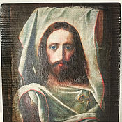 Икона Богородица Божия матерь ручная работа деревянная модерн икона