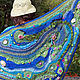 Knitted shawl 'water Lilies' based on Claude Monet. Shawls. asmik (asmik). My Livemaster. Фото №4