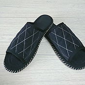 Обувь ручной работы handmade. Livemaster - original item Slippers -flip-flops at home. Handmade.
