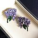 Clips Lilac USA, Vintage earrings, Ramenskoye,  Фото №1