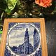 Order Panel 'Tower in Amsterdam', Holland. Dutch West - Indian Company. Livemaster. . Vintage paintings Фото №3
