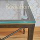 Журнальный стол "Бесконечность". Столы. KovkaHome Кованые изделия. Ярмарка Мастеров.  Фото №6