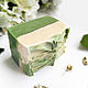 Мыло с нуля "Зеленый чай и белый жасмин" с маслом Ши. Мыло. Aroma & Decor. Ярмарка Мастеров.  Фото №5