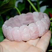 Украшения handmade. Livemaster - original item Pink ladies bracelet quartz Madagascar. Handmade.