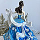The English Ladies Co. Сапфировое сияние. Статуэтки. Фарфорушка (farforushka). Ярмарка Мастеров.  Фото №4