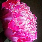 Светильник светодиодный розовый цветок пион ночник для десткой спальни