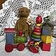Паровозик оранж "Игрушки из детства". Элементы интерьера. Винтажные подарки. Ярмарка Мастеров.  Фото №4