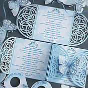 Свадебный салон handmade. Livemaster - original item Wedding invitations: HEAVENLY!. Handmade.