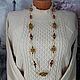 Sautoire (long beads) from carnelian 'Make-up'. Necklace. Magic box. Online shopping on My Livemaster.  Фото №2