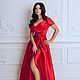 Bestseller!!! Dress red silk satin. Dresses. Платья LOVARTY. Online shopping on My Livemaster.  Фото №2