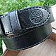 Leather belt for jeans. Straps. Marik Leather Craft. My Livemaster. Фото №5
