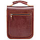 Leather tablet 'Bronx' (brown). Tablet bag. Russian leather Guild. My Livemaster. Фото №4
