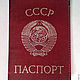 Обложка  "Паспорт СССР" (кожа), Обложка на паспорт, Москва,  Фото №1