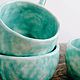 Бирюзовая сердешная чашка. Кружки и чашки. Love_ceramics. Ярмарка Мастеров.  Фото №4