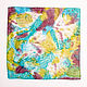 Order Silk handkerchief 'The road to home', hand-painted. ArtBeklov. Livemaster. . Shawls1 Фото №3