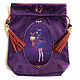 A large bag for cards 20h26 cm. velvet. Baggie. taronessa. My Livemaster. Фото №5