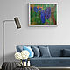 Oil Painting Landscape with Grapes Blue Grapes. Pictures. ynik07. Online shopping on My Livemaster.  Фото №2