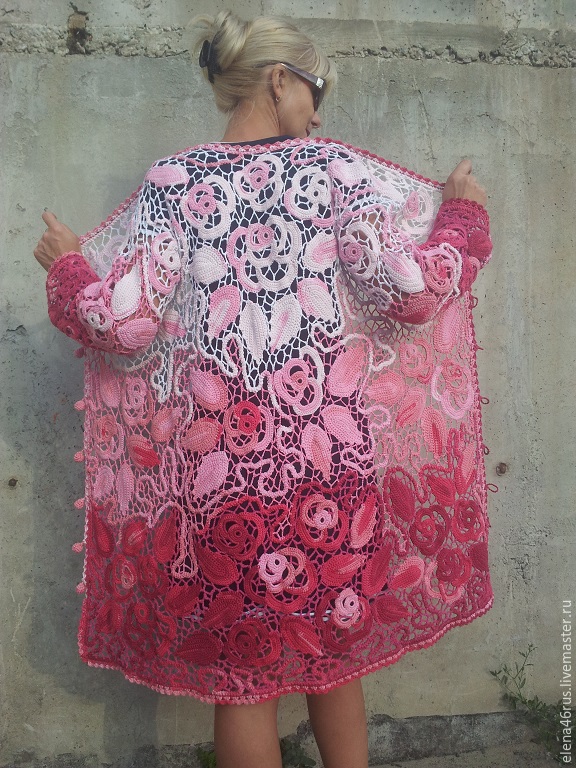 Summer coat 'Fantasy rose', Coats, Kursk,  Фото №1