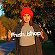 Шапка вязаная из мохера. Шапки. Fresh Ishop. Интернет-магазин Ярмарка Мастеров.  Фото №2