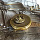 Значки стимпанк "Clock Mechanism Gold". Значок. Alxanderrusanov. Интернет-магазин Ярмарка Мастеров.  Фото №2