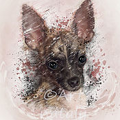 Дизайн и реклама handmade. Livemaster - original item Dog portrait photo. Handmade.