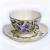 Керамический заварочный чайник с росписью " Изобильное лето"