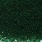 Материалы для творчества handmade. Livemaster - original item 10g 11/0 Beads Toho 939F green emerald prozr Japanese beads mats. Handmade.