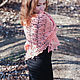 Shawl knitted Tender peach ' Love'. Shawls. KnitTOyou. Online shopping on My Livemaster.  Фото №2