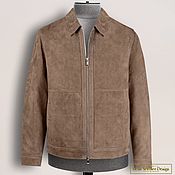 Мужская одежда handmade. Livemaster - original item Firs jacket made of genuine leather/suede (any color). Handmade.