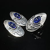Украшения handmade. Livemaster - original item Jewelry Set Ring Earrings Sapphirite Silver 925 ALS0038. Handmade.