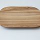 Large wooden tray made of oak. Color 'walnut'. Trays. derevyannaya-masterskaya-yasen (yasen-wood). Online shopping on My Livemaster.  Фото №2