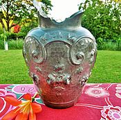 Винтаж: Старинная декоративная ваза Muguet Арт Нуво олово начал XX век Франция