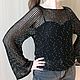 Кофта- сетка. Кофты-сетки. Вязарушка (irina-knitwork). Ярмарка Мастеров.  Фото №6