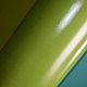 Leatherette (Japan). PU leather for making leaves. Warm green. Fair Masters. Shop Flirt Colors. Buy Japanese leatherette in Ukraine. Glossy and matte surface.