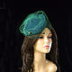 Little hat 'Emerald'. Hats1. Novozhilova Hats. My Livemaster. Фото №4