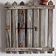 Order A wall clock An old fence.Provence.Country. Boutique  OCEANOFLOVE (oceanoflove). Livemaster. . Watch Фото №3