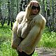 Order coat. jacket. Bolero from fur of the Siberian red Fox. Zimma. Livemaster. . Fur Coats Фото №3