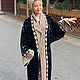 Order Copy of Copy of Handbag of black velvet with beaded monkey. Tyurbany Very Suhininoj (Turban SVS). Livemaster. . Robes Фото №3