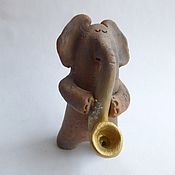 Куклы и игрушки handmade. Livemaster - original item Maxolon. Ceramics. Figures of elephants. Handmade.