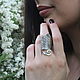 Кольцо Алаба из серебра 925 пробы GA0022. Кольца. Sunny Silver. Интернет-магазин Ярмарка Мастеров.  Фото №2