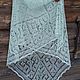 Shawl Frosty mint openwork knitted linen. Shawls. Bright Shawls by BorchankaZL. My Livemaster. Фото №4