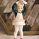 Набор из полукуколки half doll с ножками Ладушка. Будуарная кукла. Таша и ее Крылатый зай. Интернет-магазин Ярмарка Мастеров.  Фото №2