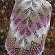 Openwork knitted shawl spokes Tenderness. Shawls. Bright Shawls by BorchankaZL. My Livemaster. Фото №6