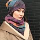 Комплект Шапка и Снуд, Gomitolo арт 405. Комплекты головных уборов. Ирина Макатуха (IrinaMakatukha). Интернет-магазин Ярмарка Мастеров.  Фото №2