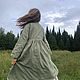 Двухсторонний удлиненный жакет, кардиган из льна и конопляной ткани. Жакеты. Laotty. Одежда в свободном крое.. Ярмарка Мастеров.  Фото №7